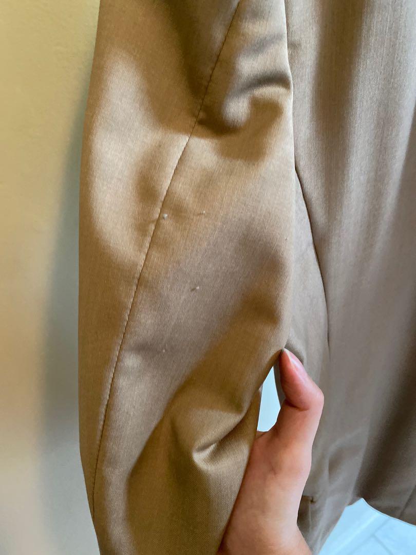 Fabrique En France Nude Jas Pria Blazer Pria Fesyen Pria Pakaian