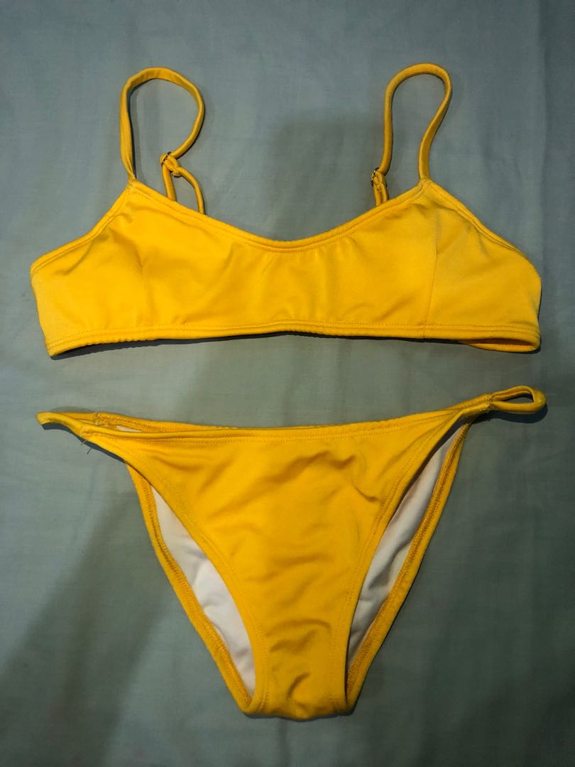 Eighth Mermaid Yellow Bikini Women S Fashion Swimwear Bikinis