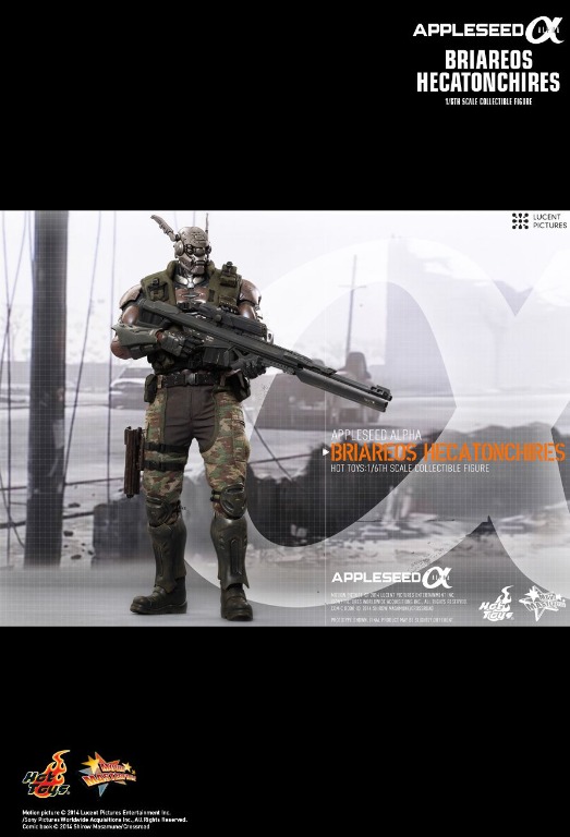 Hot Toys Appleseed Alpha Th Scale Briareos Hecatonchires Collectible Figure Hobbies Toys