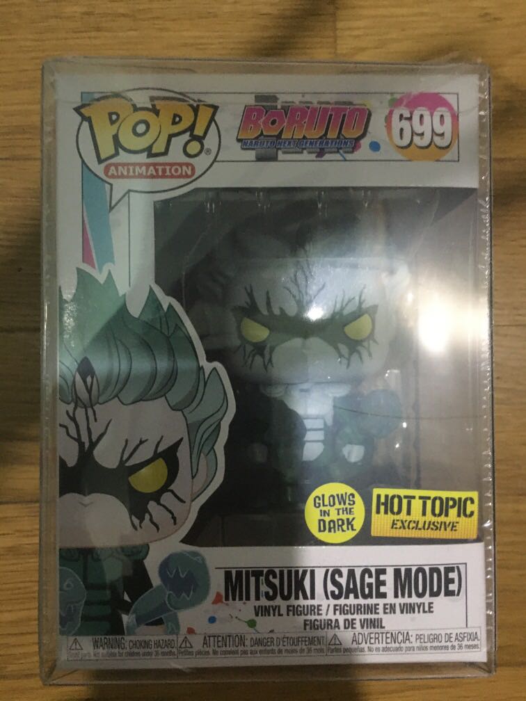 FUNKO POP ANIMATION 699 MITSUKI SAGE MODE GITD Hot Topic Exclusive Boruto Naruto Generations