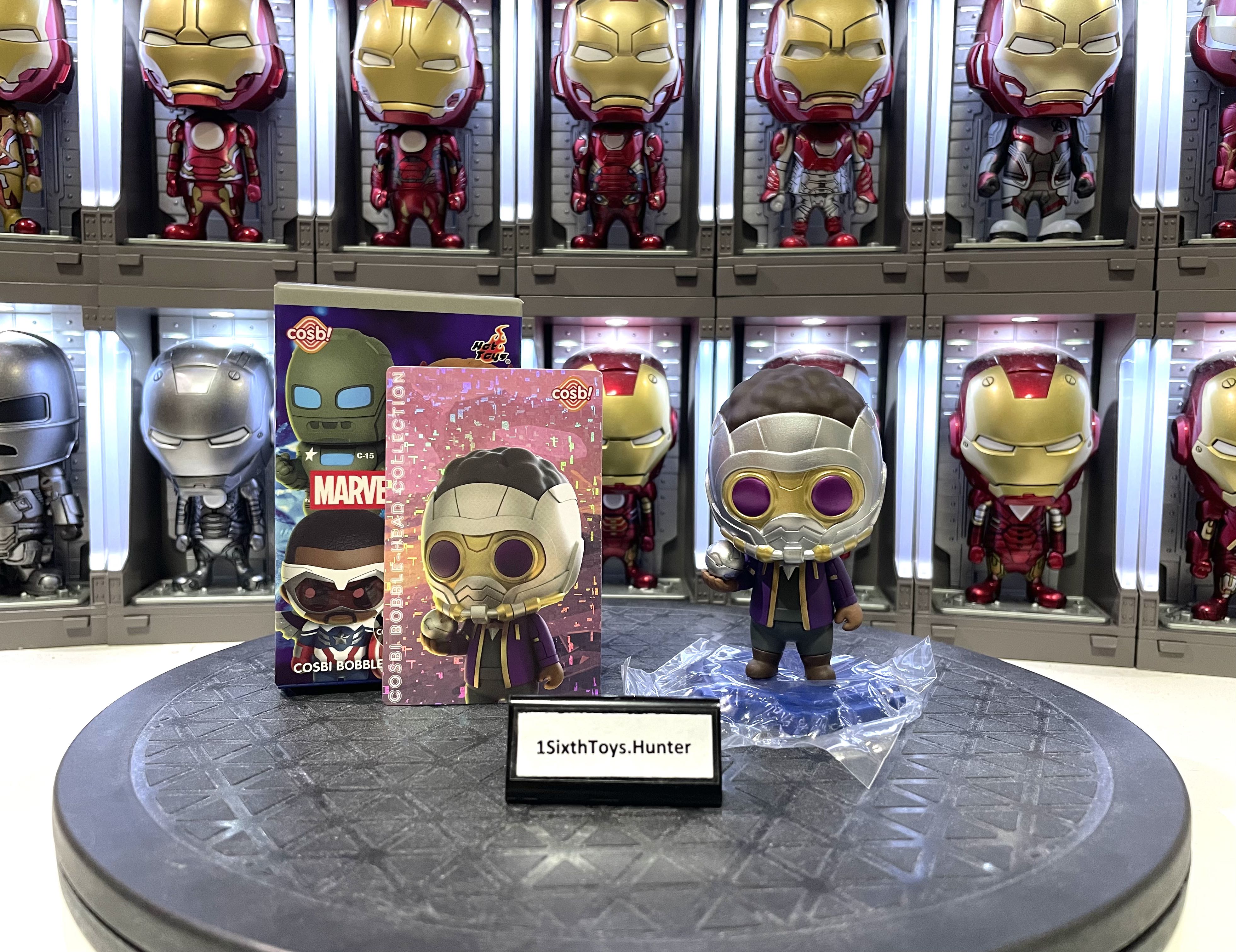 Marvel Disney What If Hot Toys Cbx Exclusive Version T Challa Star Lord Mystery Cosbi Blind