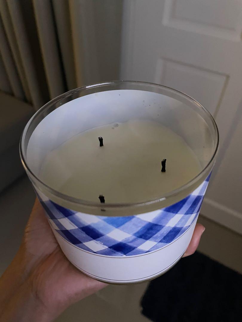 Bbw Gingham Wick Scented Candle Furniture Home Living Home