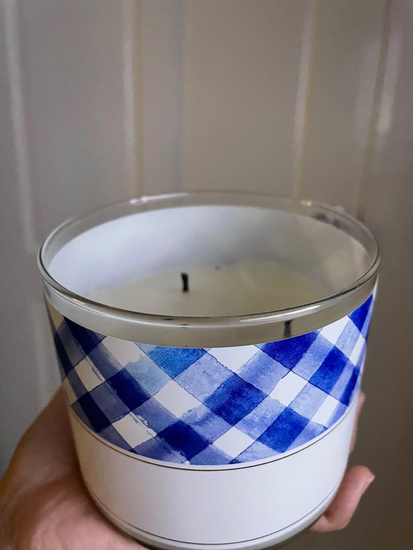 Bbw Gingham Wick Scented Candle Furniture Home Living Home
