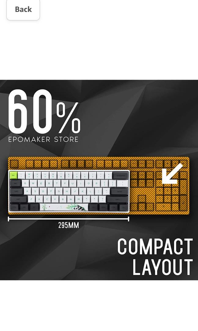 Epomaker Skyloong Sk Keys Hot Swappable Programmable Mechanical Gaming Wired Keyboard