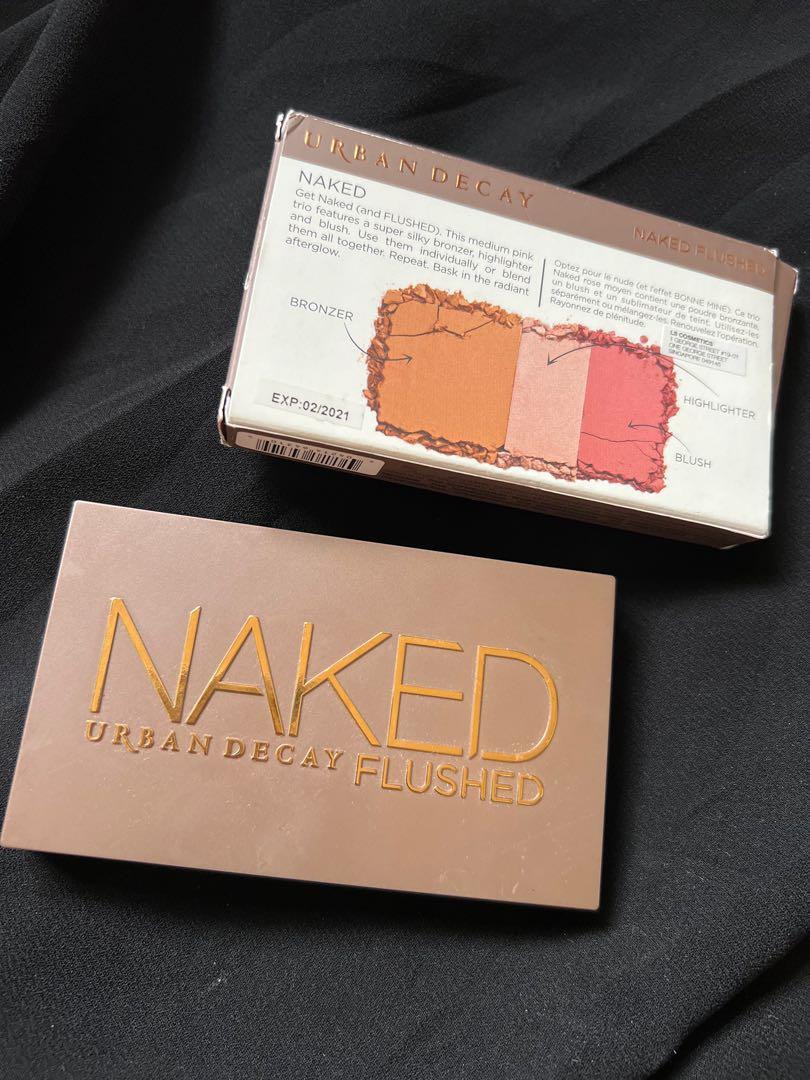 Naked Flushed Palette Bronzer Highlighter Blush Beauty Personal