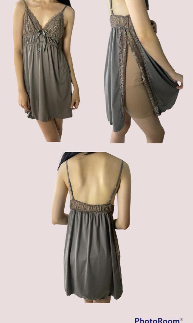 Anya Lingerie Fesyen Wanita Pakaian Wanita Gaun Rok Di Carousell