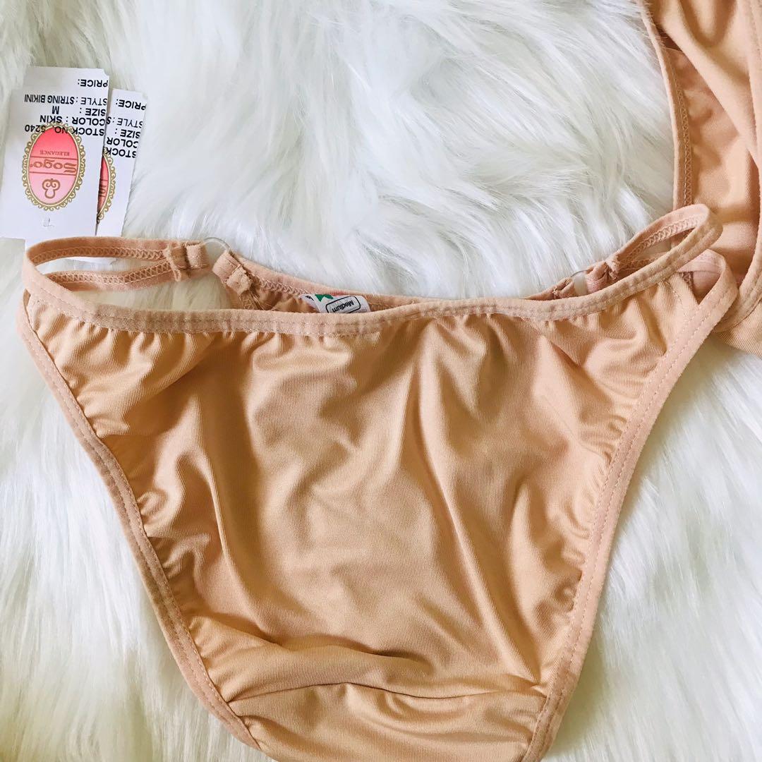 Take Both Sogo String Bikini Panty In Nude Women S Fashion Undergarments Loungewear On Carousell