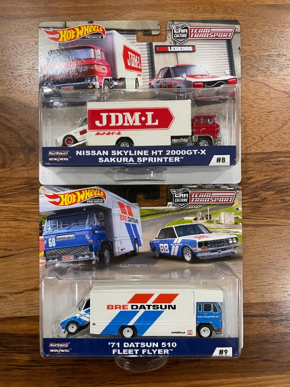 Hot Wheels Teams Transport NISSAN SKYLINE And DATSUN Hobbies Toys Toys Games On