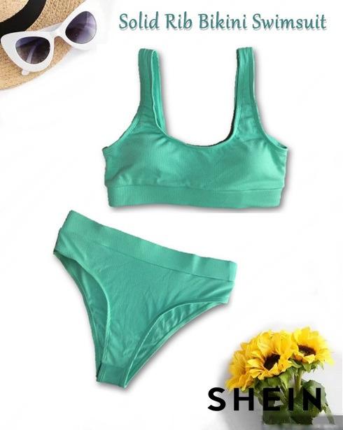 Branded Two Piece Swimsuit Bikini Small To Medium Zaful Shein