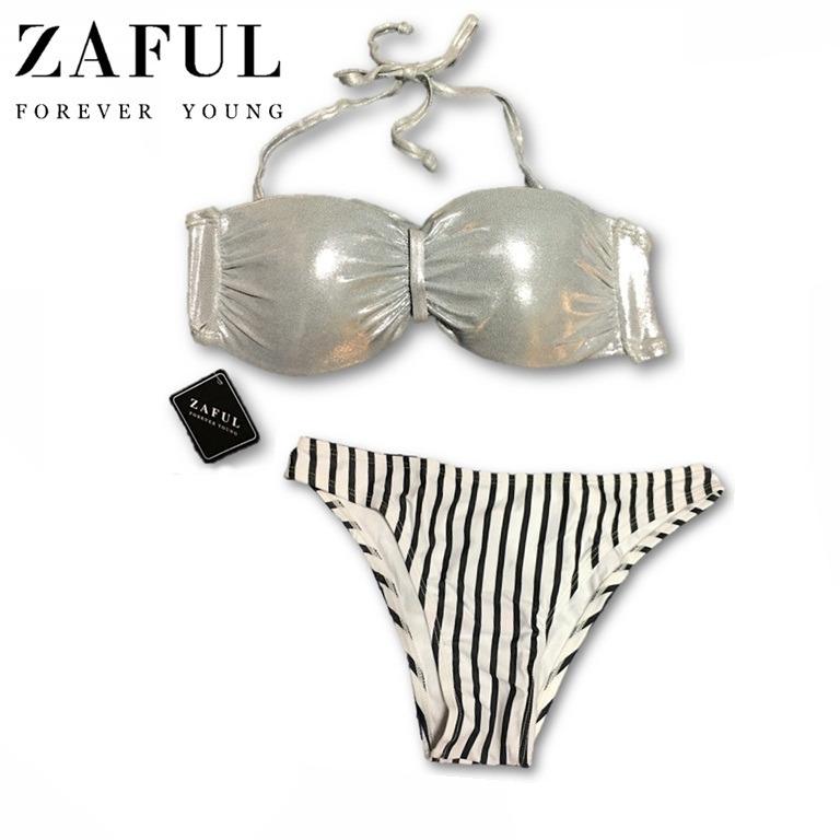 Branded Two Piece Swimsuit Bikini Small To Medium Zaful Shein