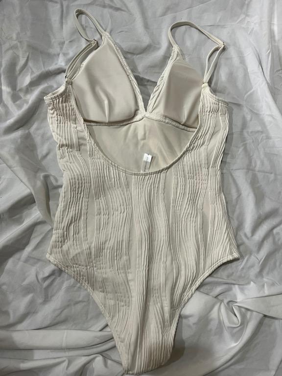 Eighth Mermaid White One Piece Bikini Parker Textured Salt Women S