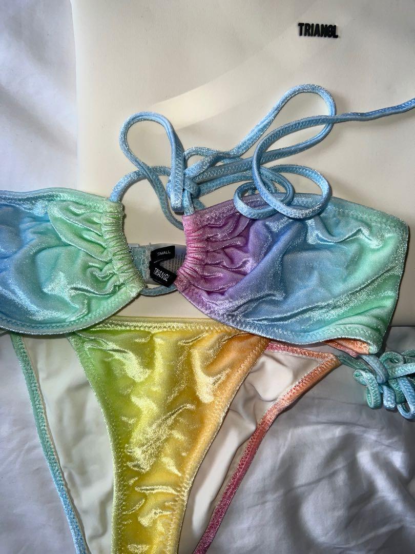 Triangl Limited Edition Rainbow Aster Bikini Women S Fashion Swimwear