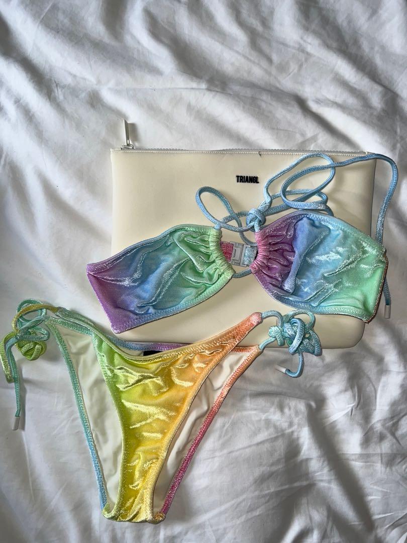 Triangl Limited Edition Rainbow Aster Bikini Women S Fashion Swimwear