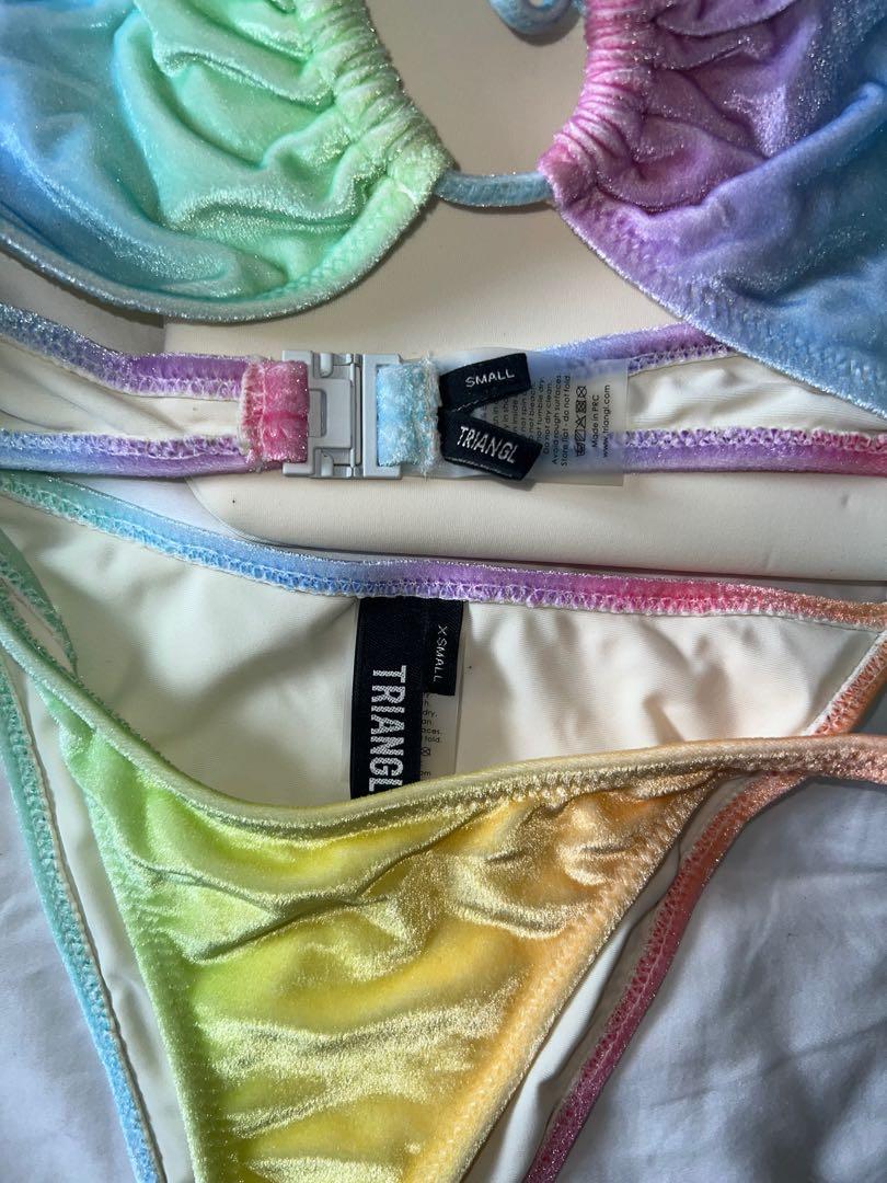 Triangl Limited Edition Rainbow Aster Bikini Women S Fashion Swimwear