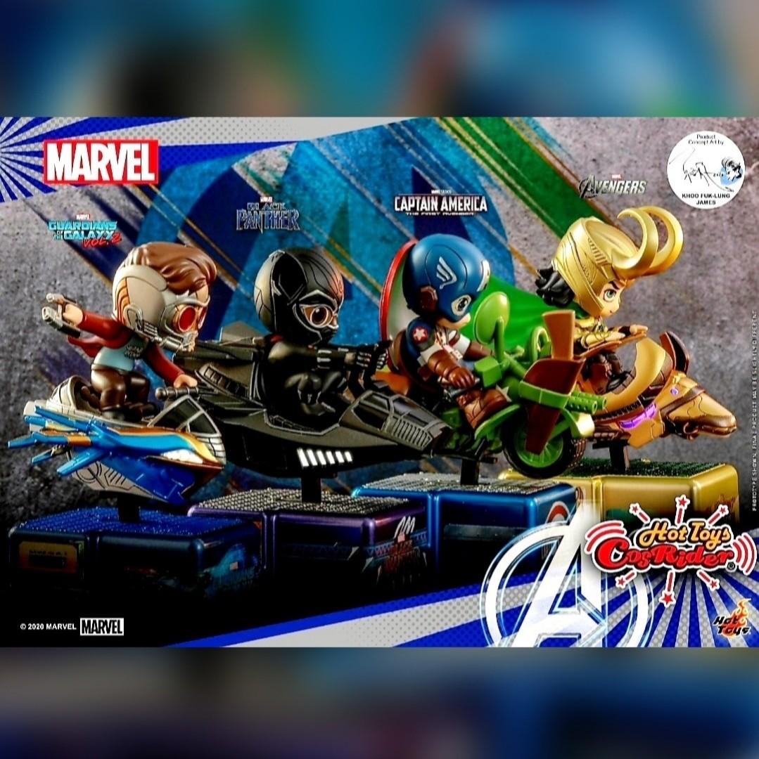 Misb Hot Toys Marvel The Avengers Loki Cosbaby Cosrider Rocking Motion Music Tone Light Up