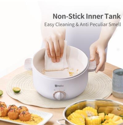 Simplus Electric Cooker With Steamer Multicooker Hot Pot Frying Pan Soup Pot Multifunctional Non