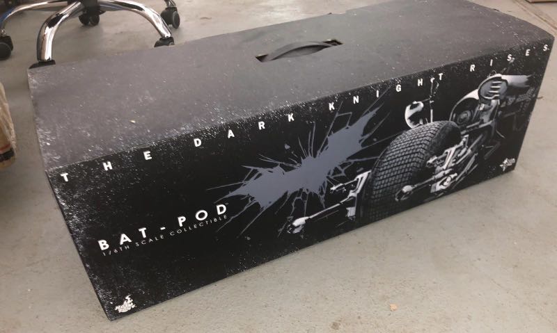 Hot Toys 1 6 Batman mms70 The Dark Knight Rises Batpod 蝙蝠電單車 興趣及遊戲 玩具 遊戲類 on Carousell