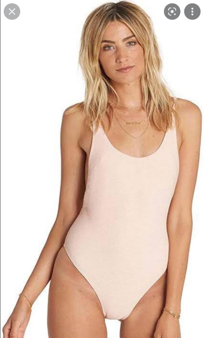 Billabong Nude Blush Tanlines One Piece Swimsuit Women S Fashion