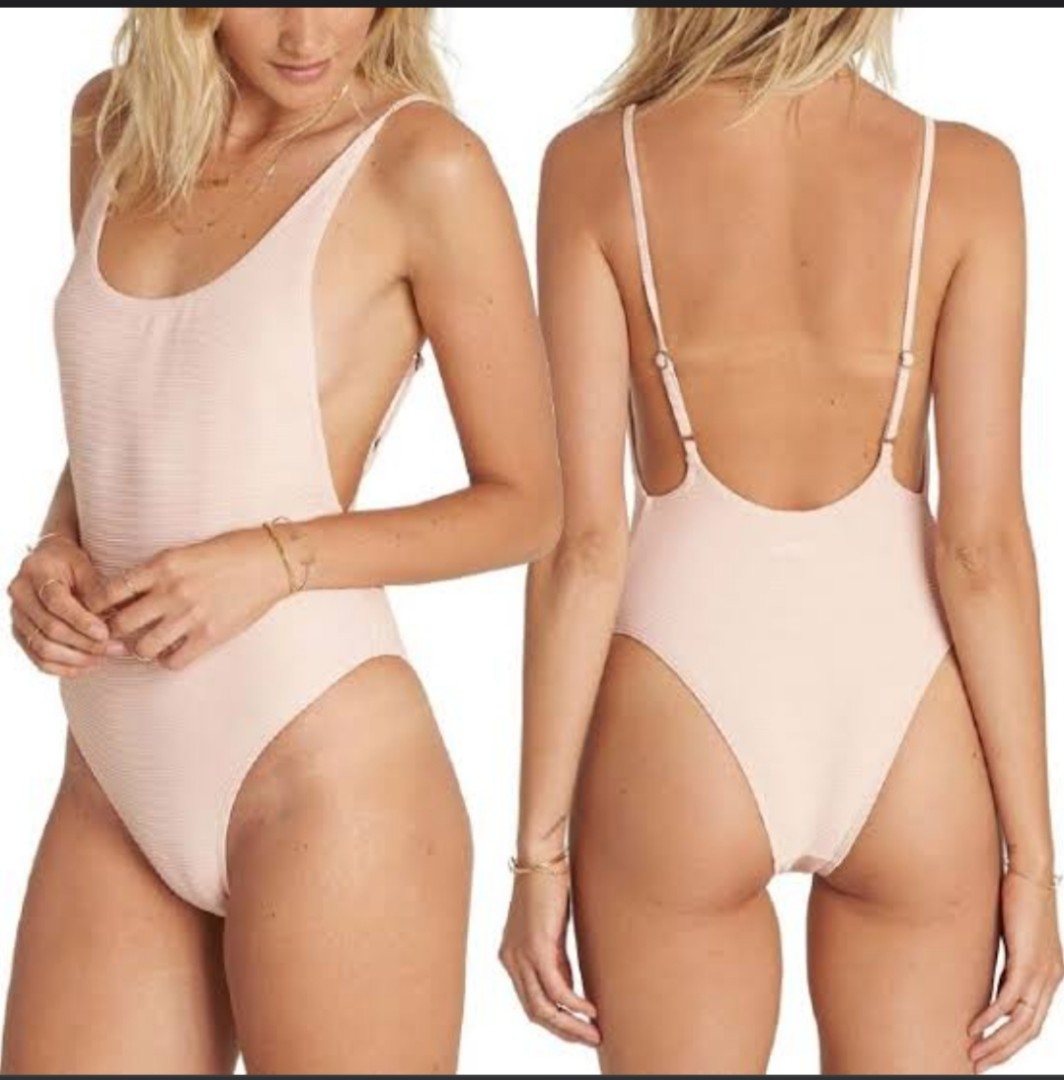Billabong Nude Blush Tanlines One Piece Swimsuit Women S Fashion