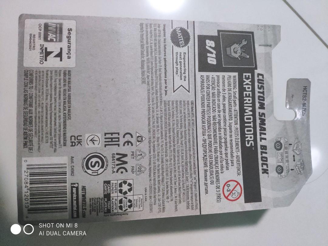 Hotwheels Mattel Hot Wheel Experimotors Custom Small Block Lego Car Hobbies Toys Toys