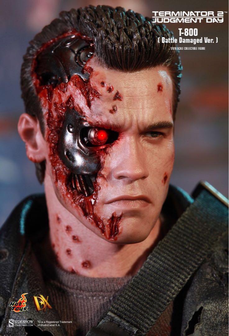 全新特別版啡盒從未開封 HOT TOYS SPECIAL EDITION 特別版 DX13 TERMINATOR 2 JUDGMENT DAY T 800 BATTLE