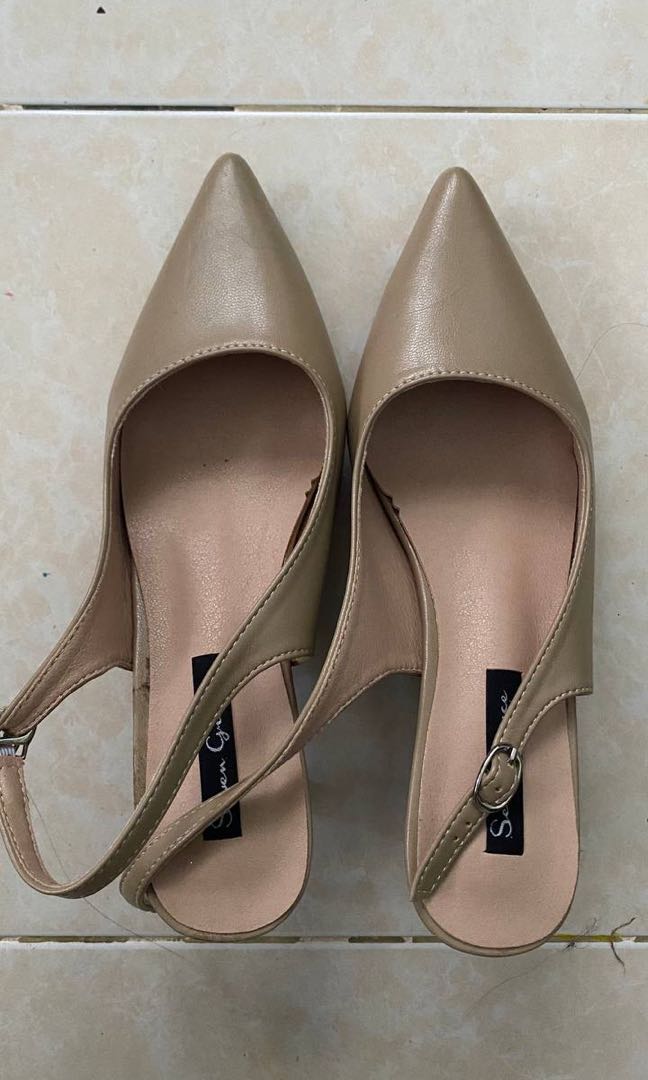 Nude Heels Women S Fashion Footwear Heels On Carousell