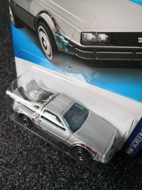 Hot Wheels Back To The Future Time Machine BTTF Screen Time Hobbies Toys Toys Games On