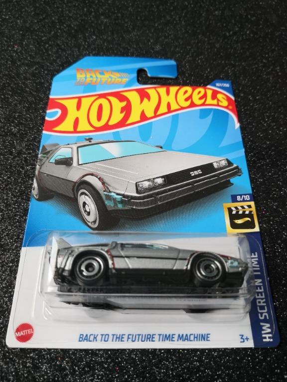 Hot Wheels Back To The Future Time Machine BTTF Screen Time Hobbies Toys Toys Games On