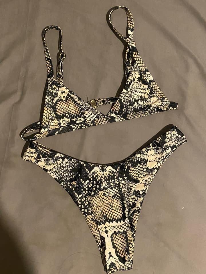 Snake Skin Bikini Women S Fashion Swimwear Bikinis Swimsuits On