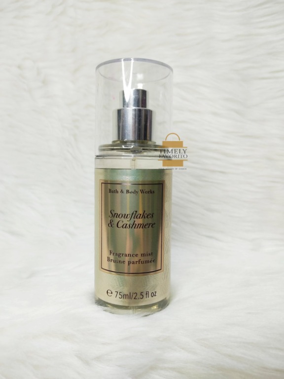 BBW Snowflakes Cashmere Fine Fragrance Mist Ml Travel Size Beauty Personal Care