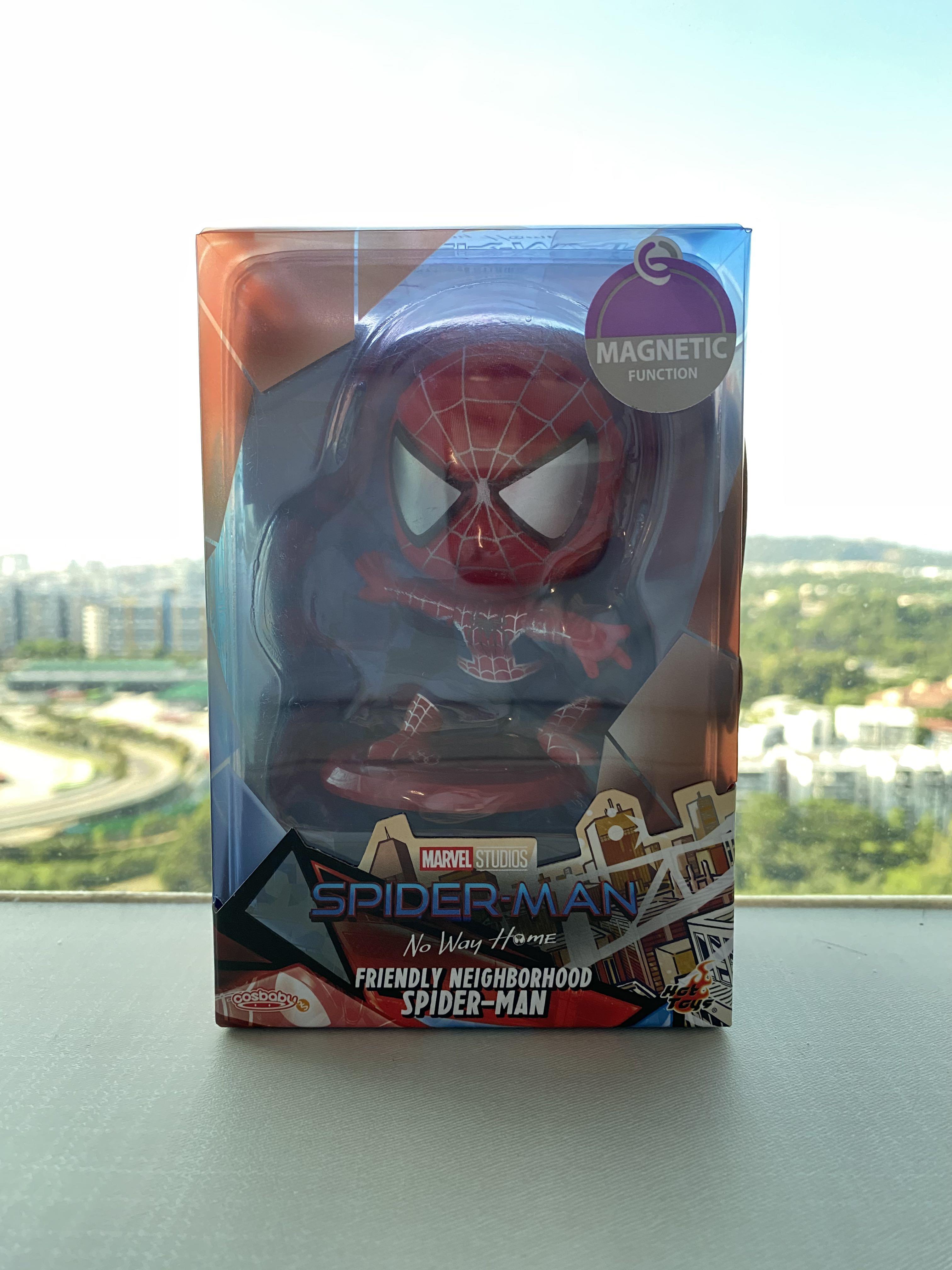 Hot Toys Spiderman No Way Home Friendly Neighbourhood Spiderman Cosbaby Magnetic Function