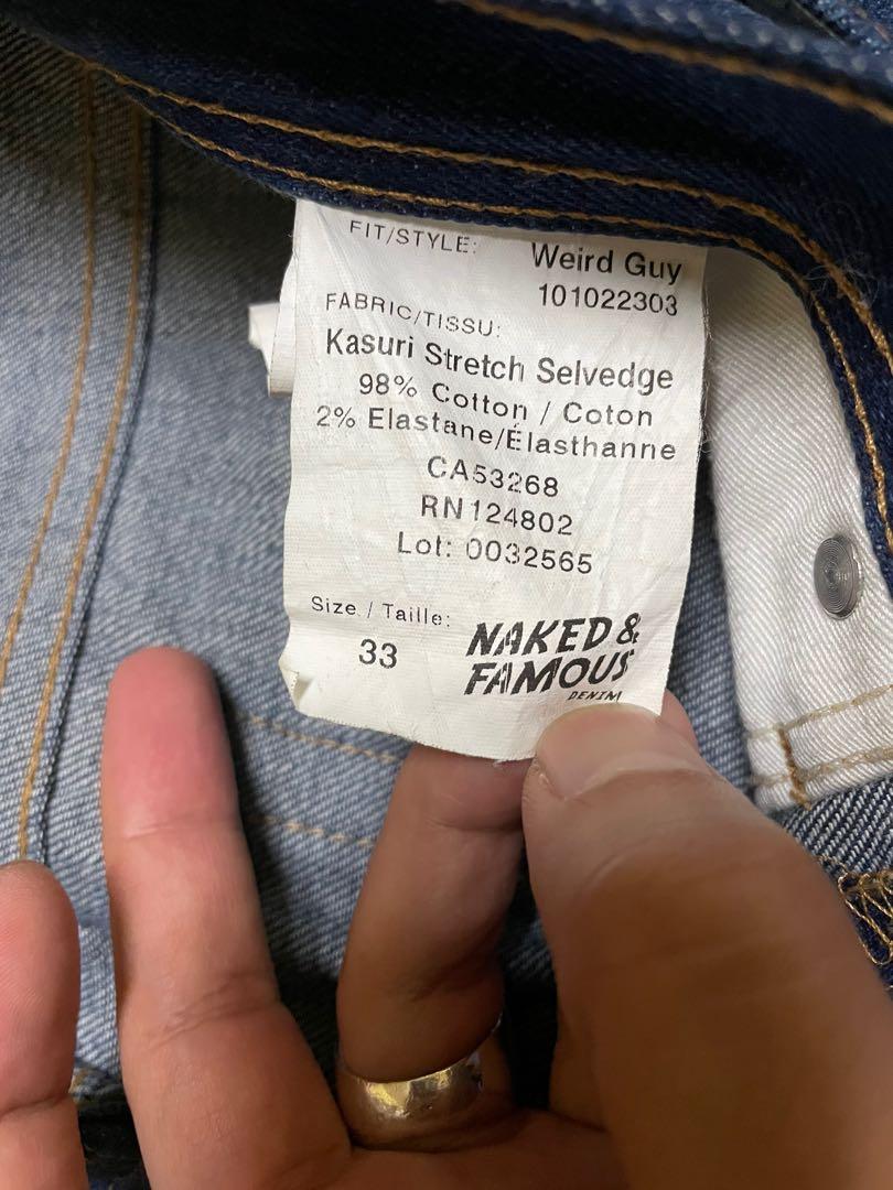 Naked Famous Selvage Men S Fashion Bottoms Jeans On Carousell