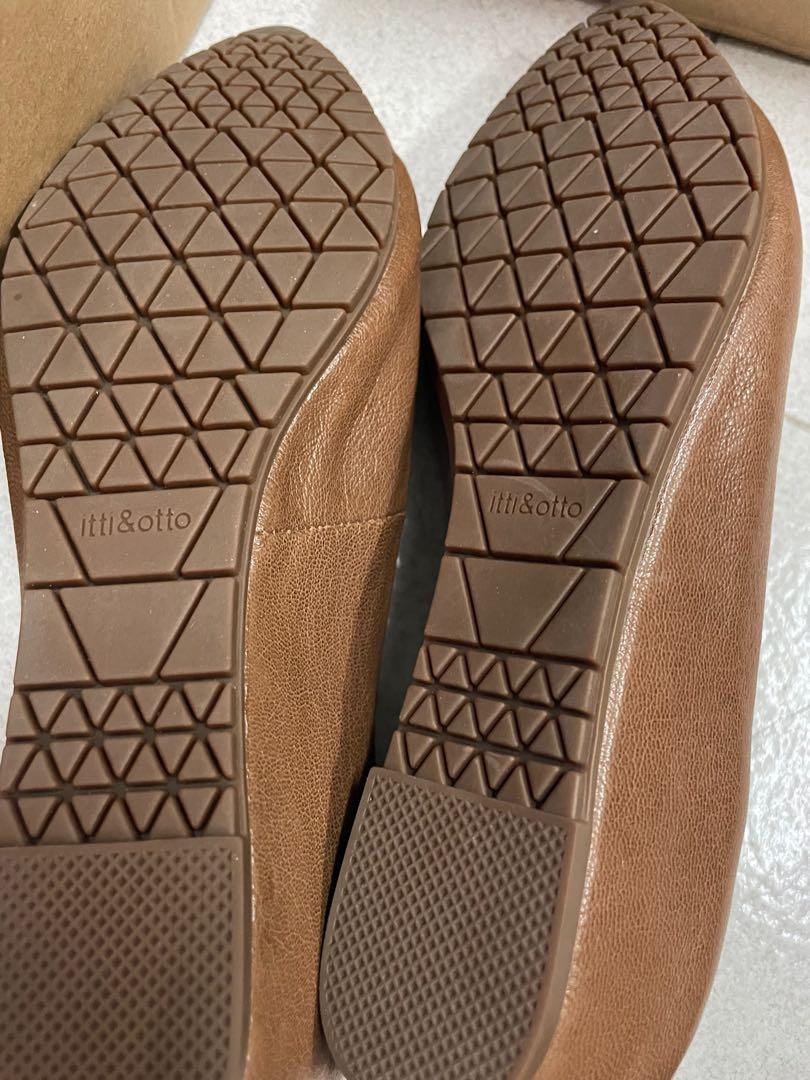 Itti Otto Leather Flats Nude Women S Fashion Footwear Flats
