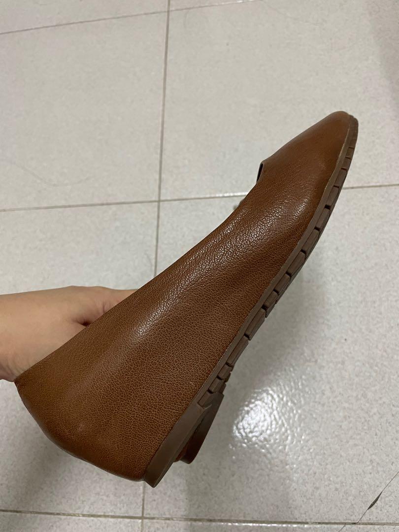 Itti Otto Leather Flats Nude Women S Fashion Footwear Flats