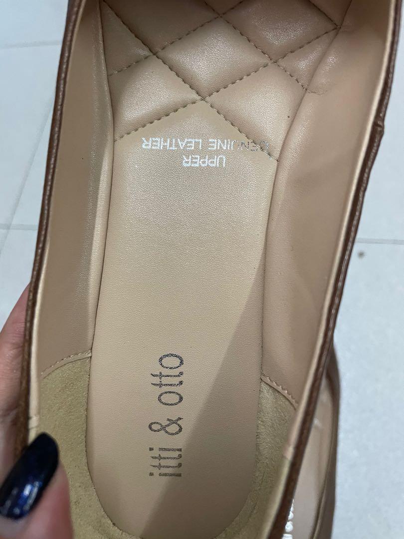 Itti Otto Leather Flats Nude Women S Fashion Footwear Flats