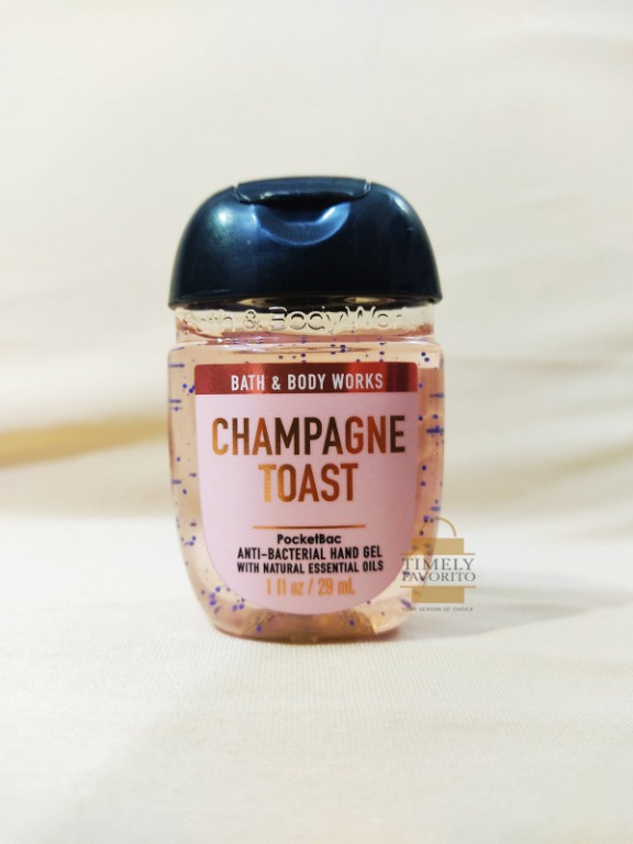 BBW Champagne Toast PocketBac Hand Sanitizer Beauty Personal Care Sanitizers Disinfectants