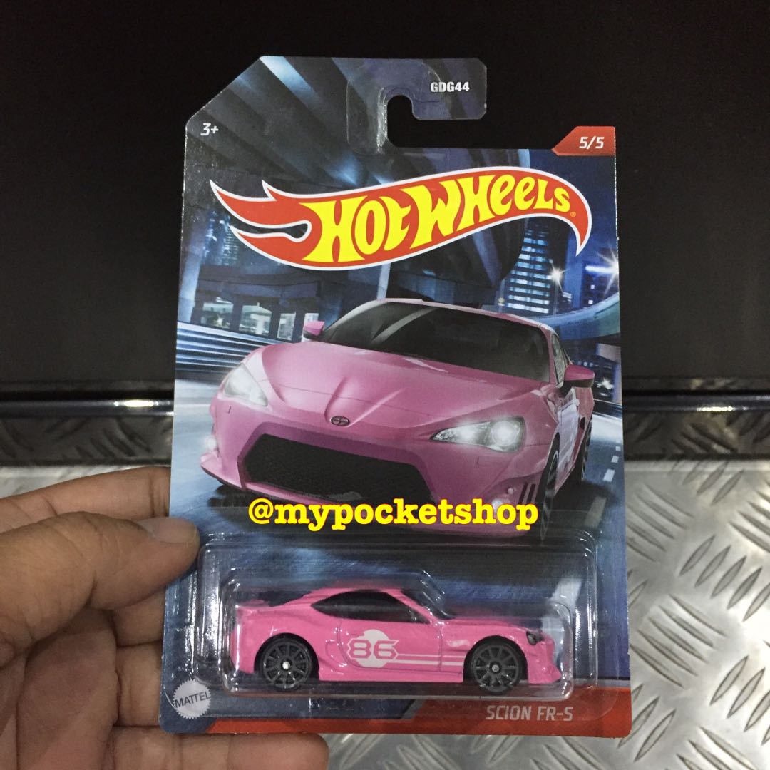 Hot Wheels SCION FR S Pink 86 2021 Hotwheels Cult Racers Series Ryu Asada Hobbies Toys