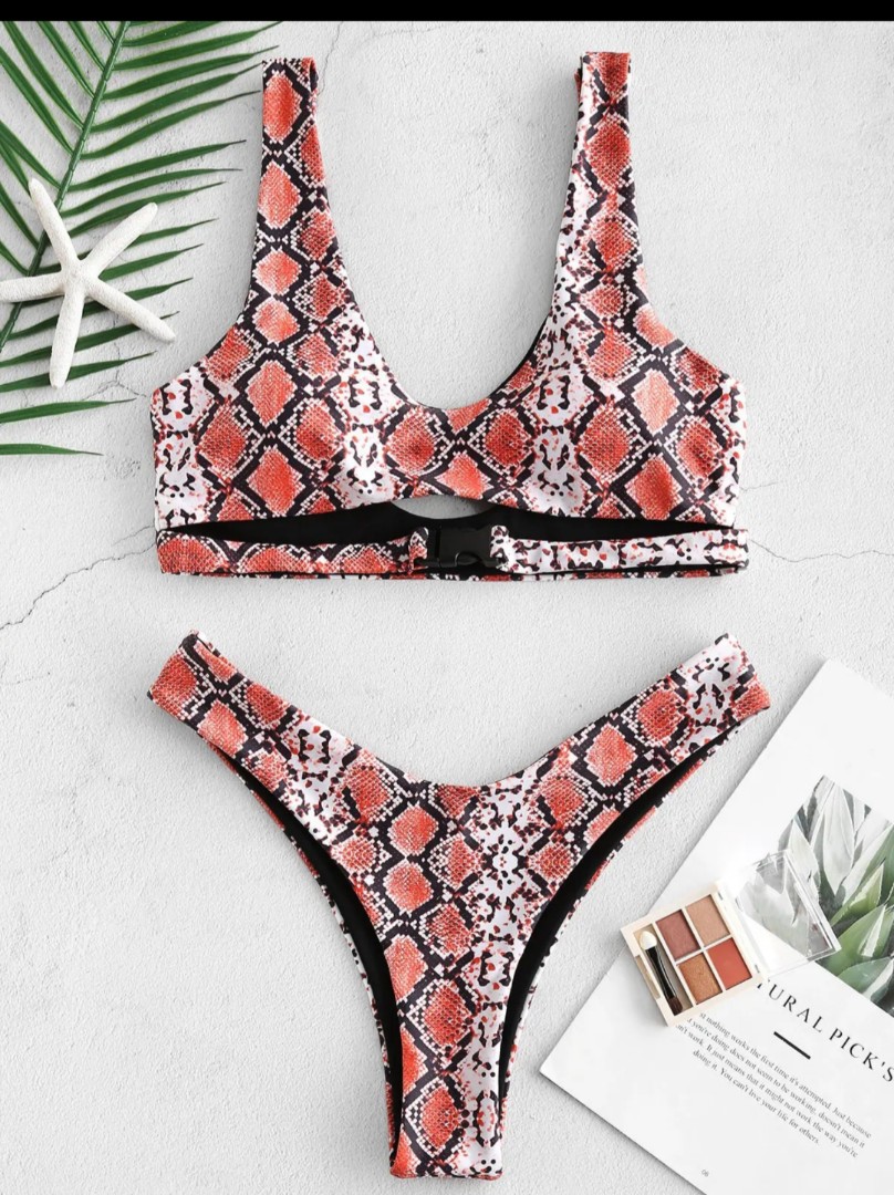 Snakeskin Bikini Women S Fashion Swimwear Bikinis Swimsuits On