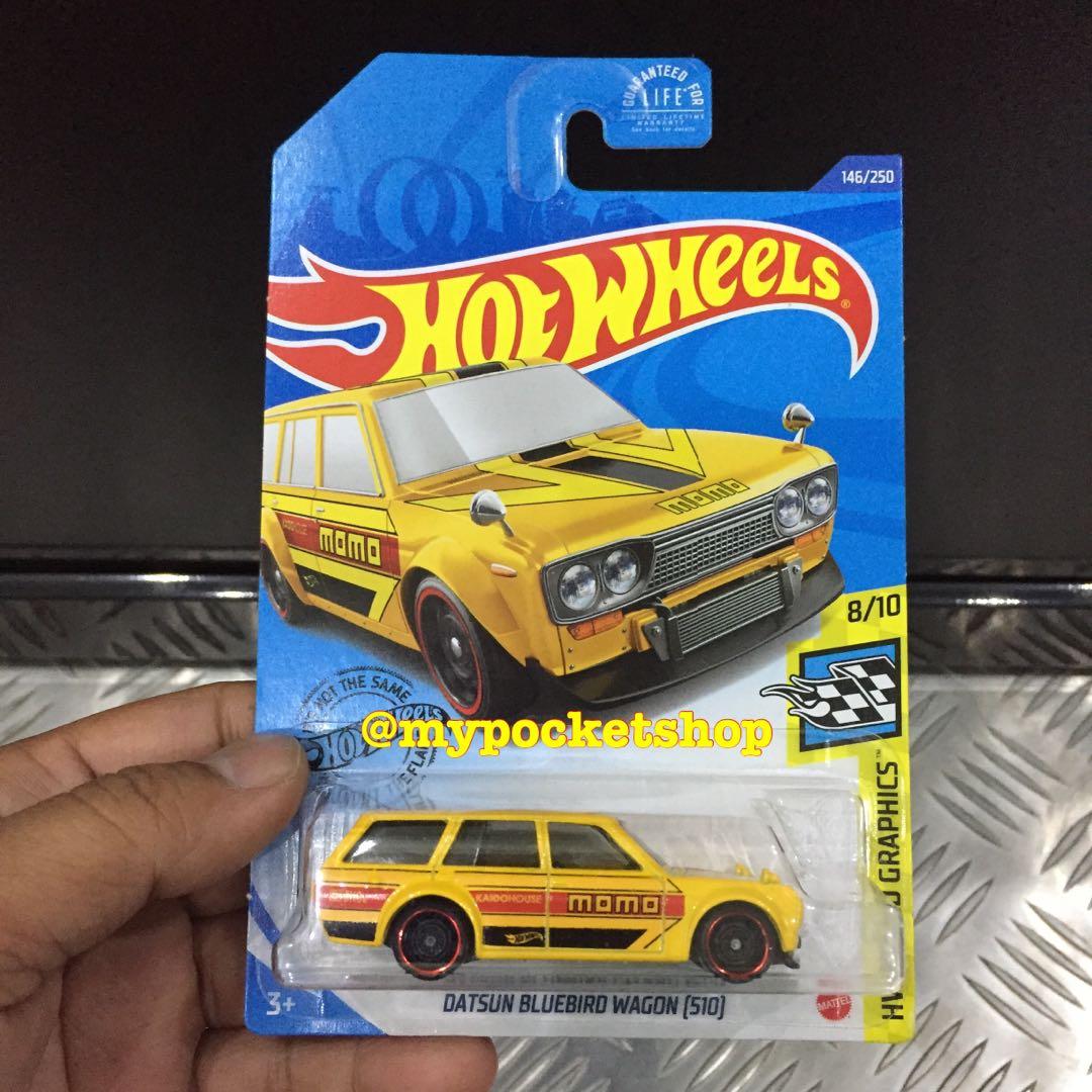 Hot Wheels Datsun Bluebird Wagon Yellow Momo Hotwheels Speed Graphics Kroger