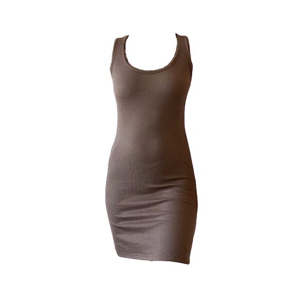 Basic Nude Bodycon Dress Women S Fashion Dresses Sets Dresses On