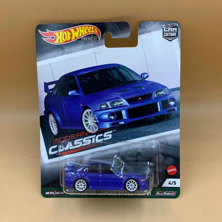 Hot Wheels Mitsubishi Lancer Evolution VI Modern Classic Car Culture Scale Damaged