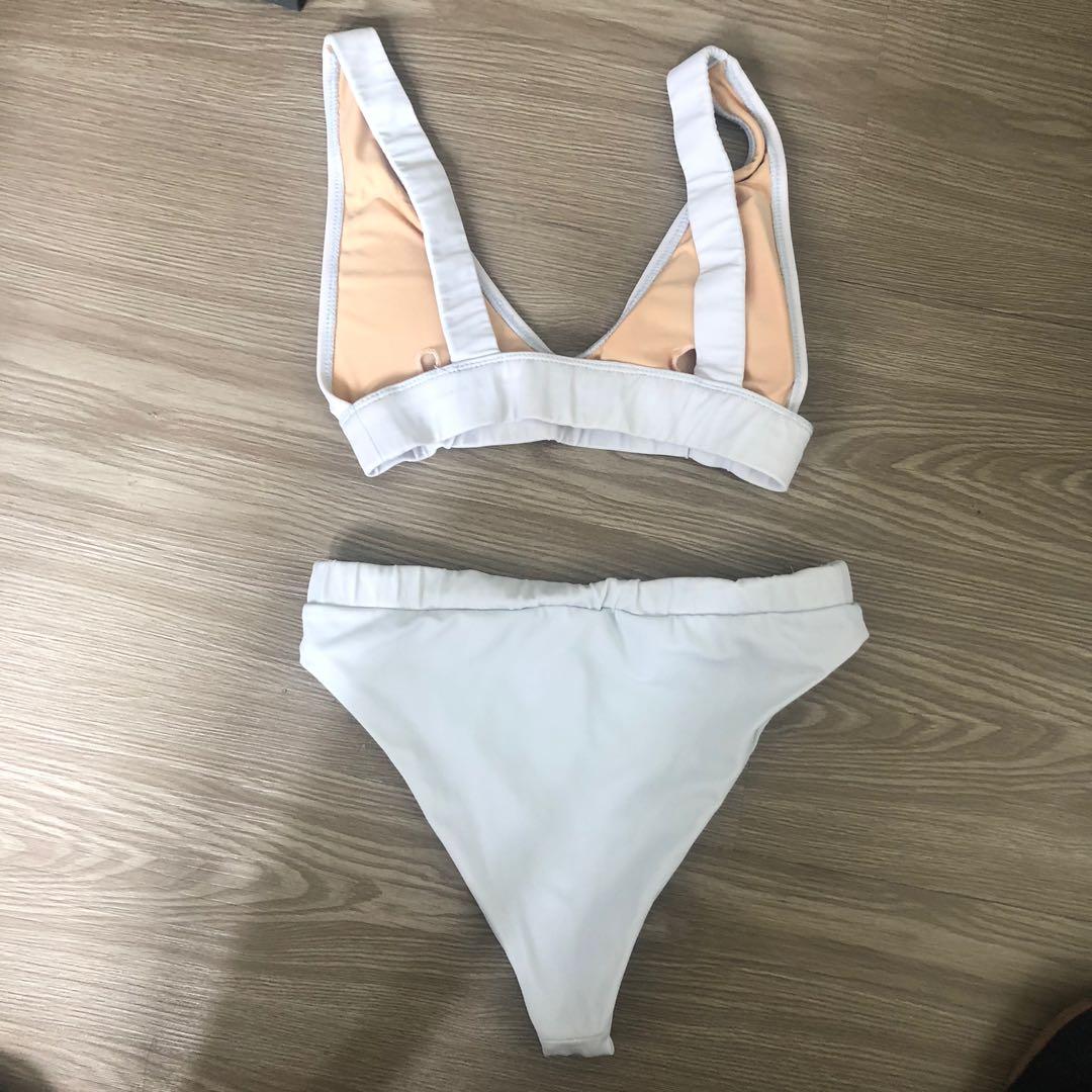 Eighth Mermaid Ash Blue Bikini Two Piece Set Women S Fashion Swimwear