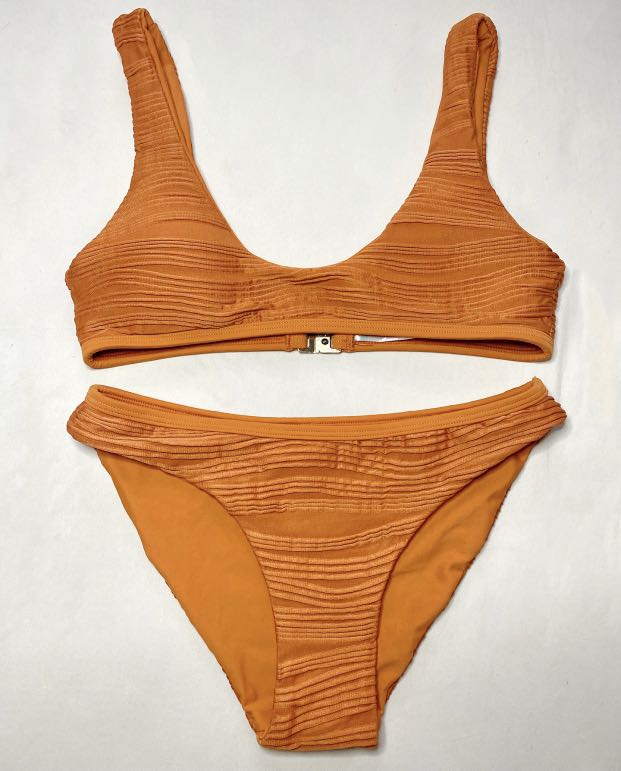 Eighth Mermaid Bree Bikini Set In Pumpkin Women S Fashion Swimwear