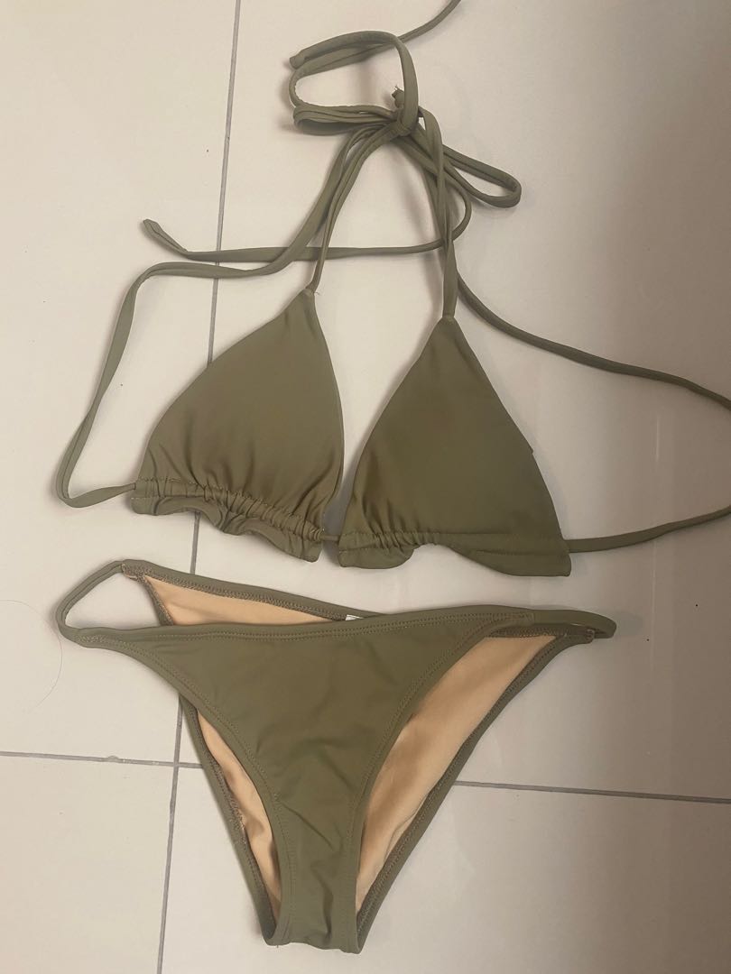 Eight The Mermaid Triangle Bikini Women S Fashion Swimwear Bikinis Swimsuits On Carousell