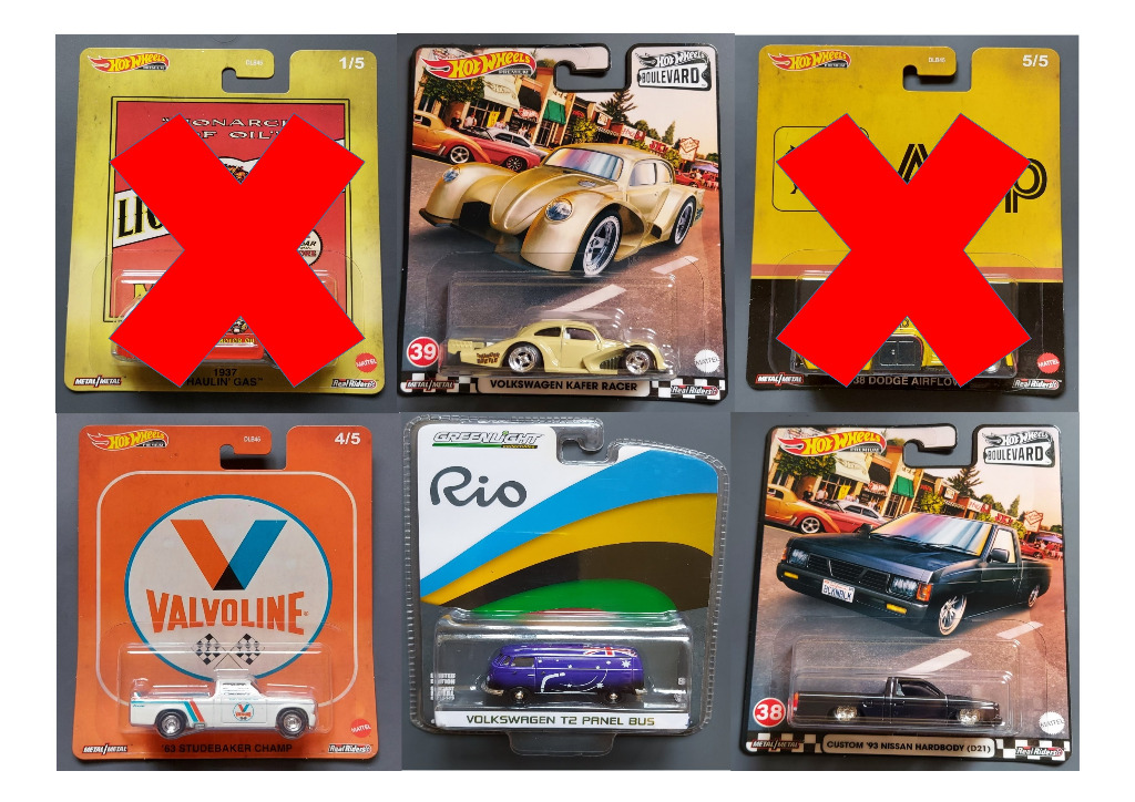 Hot Wheels Haulin Gas Lion Head Premium Boulevard Volkswagen Kafer Racer Dodge