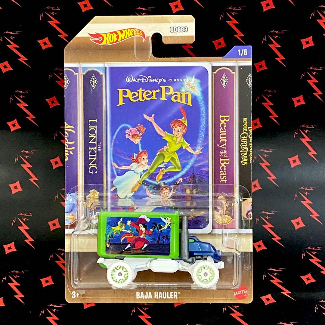 Hot Wheels Kool Kombi Disney Hotwheels Peter Pan Aladdin Beauty And The Beast Tim Burton