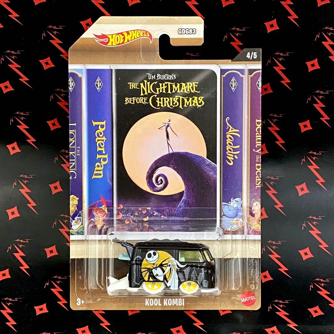 Hot Wheels Kool Kombi Disney Hotwheels Peter Pan Aladdin Beauty And The Beast Tim Burton