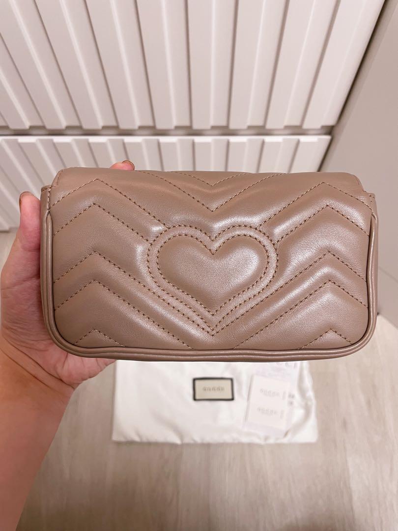 Gucci Marmont Supermini Nude colour 名牌 手袋及銀包 Carousell