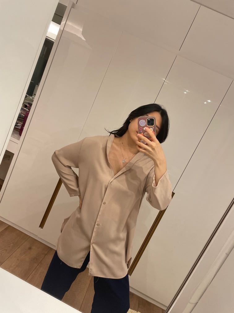 Nude Modelano Outer Fesyen Wanita Pakaian Wanita Baju Luaran Di