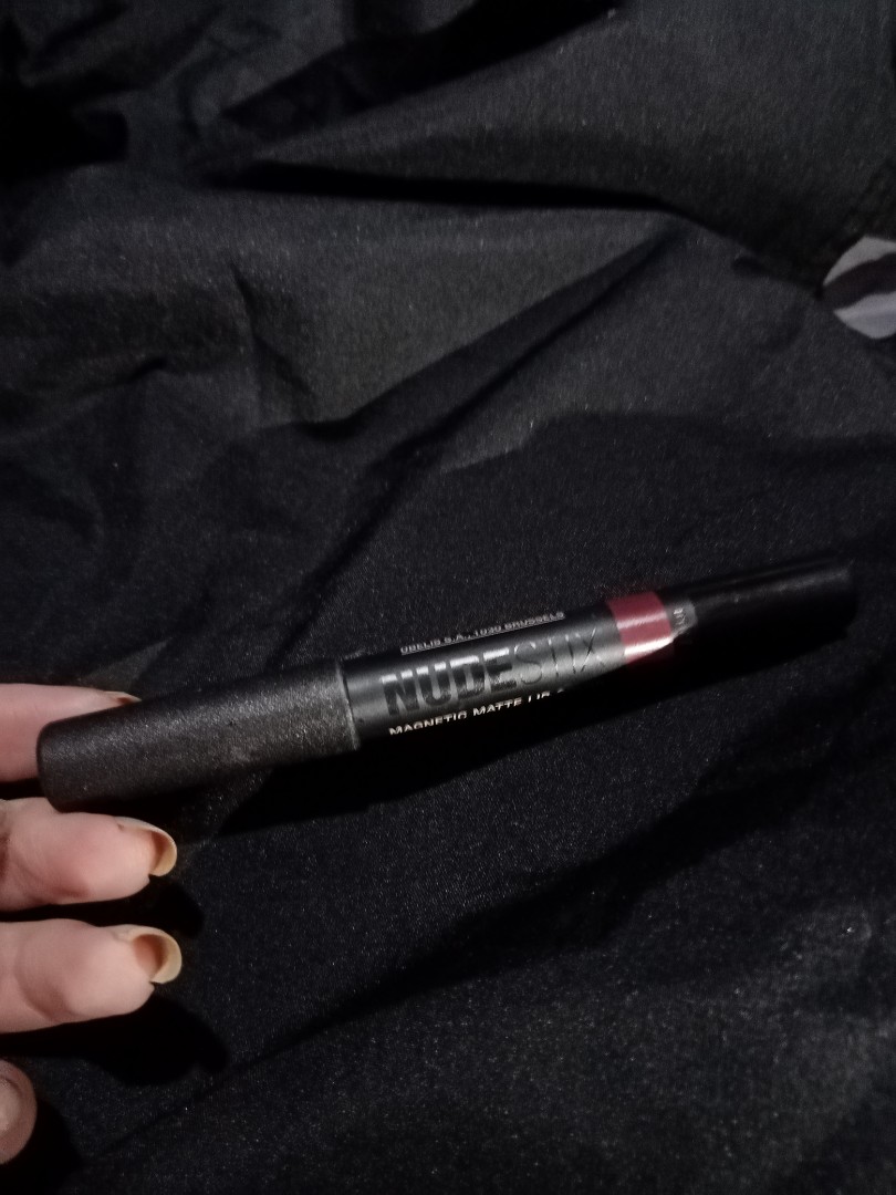 Nude Stix Magnetic Matte Lip Crayon In Burgundy Beauty Personal Care Face Makeup On Carousell
